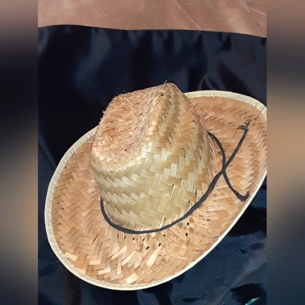 Straw cowboy hat